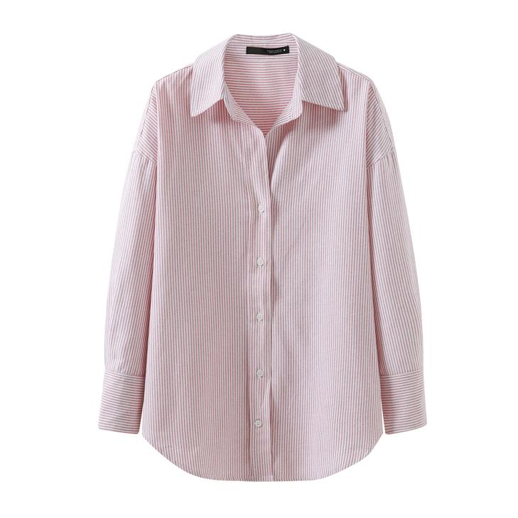 Womens Oversized Poplin Shirt  |  Shirts Clothing Pink