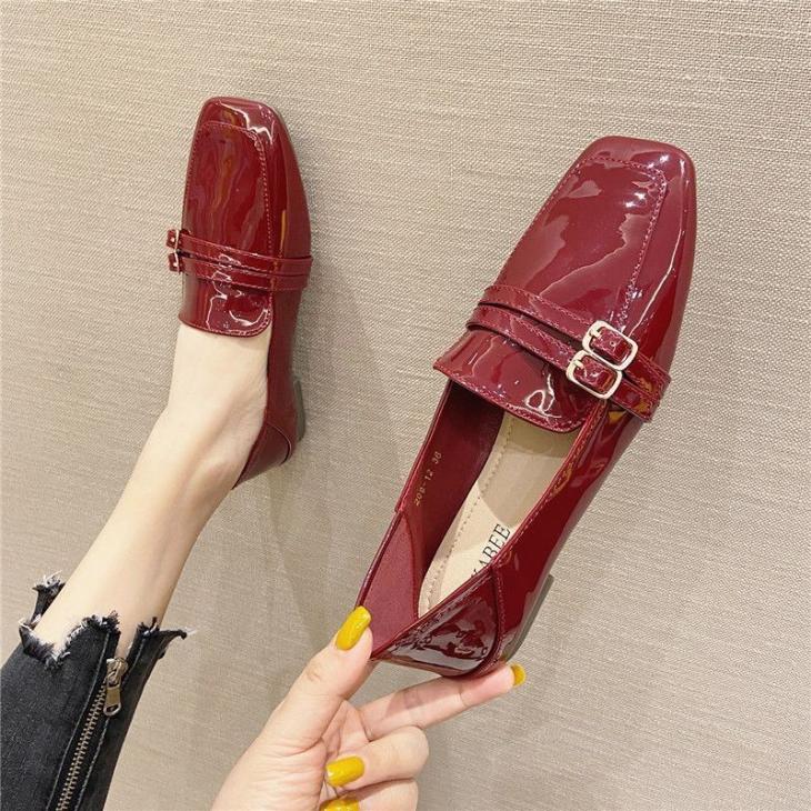 Womens Patent Pointed Toe Ballet Flats  |  Flats Flats Flats