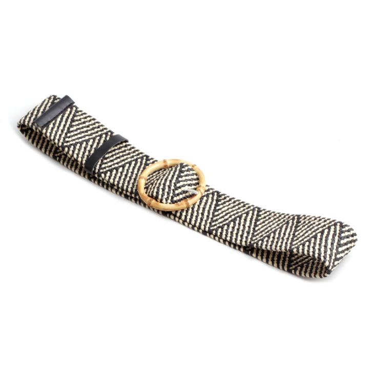 Womens Patterned Stretch Belt  |  Belts Accessories Belts