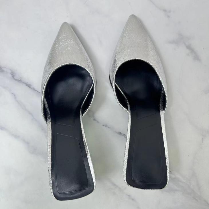 Womens Pointed Toe Heeled Mules  |  Heels Heels Heels