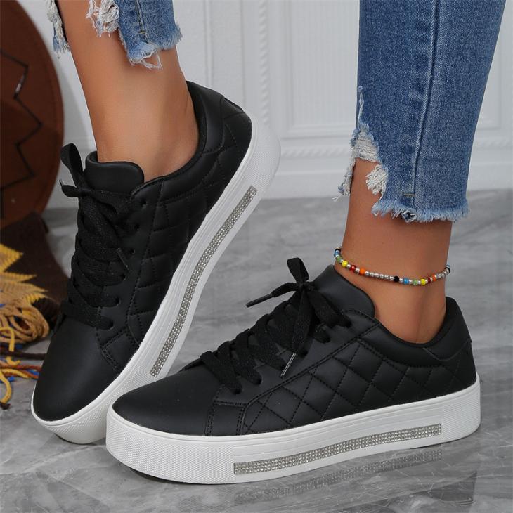 Womens Rhinestone Chunky Sneakers  |  Sneakers Shoes Sneakers