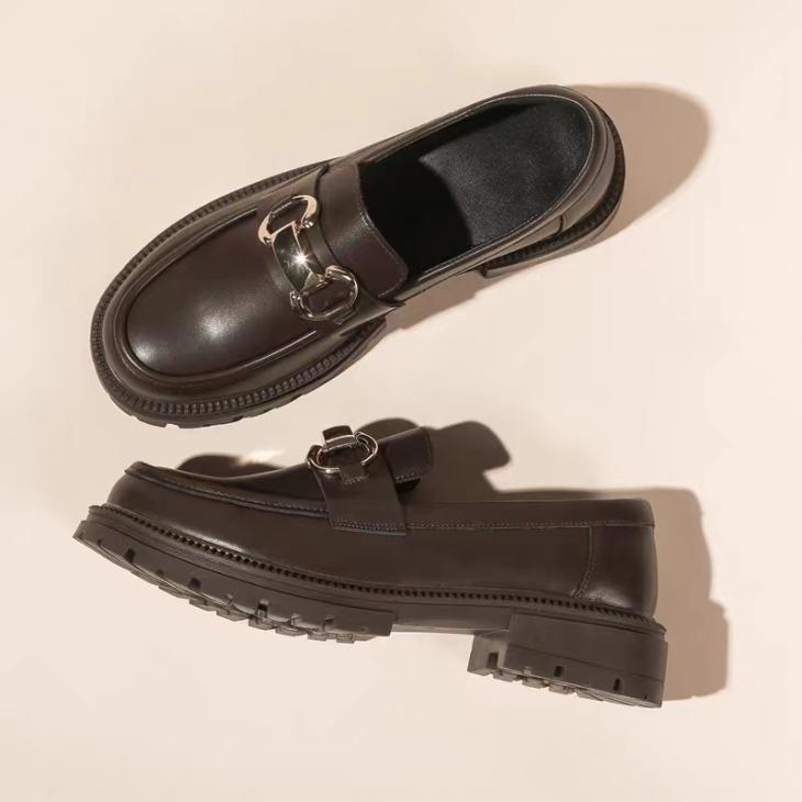 Womens Rita Ora Chunky Kiltie Loafers  |  Flats Flats Black