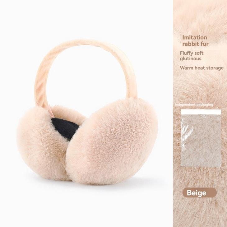 Womens Rita Ora Fleece Earmuffs  |  Hats, Gloves & Scarves Accessories Beige