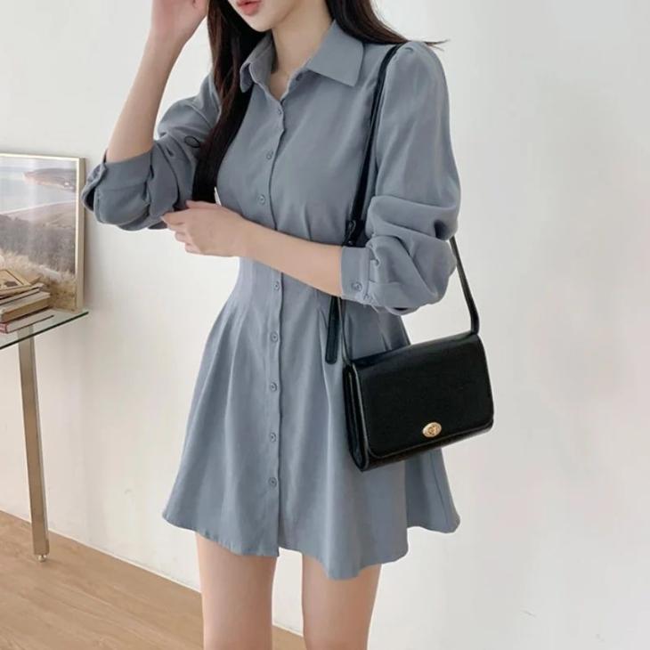 Womens Shirt Dress Ld44  |  Dresses Clothing Dresses