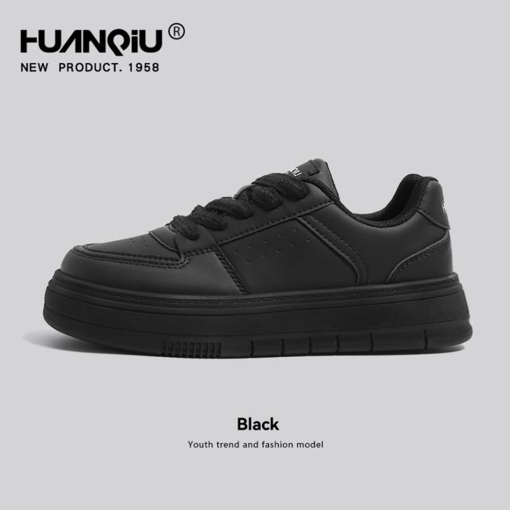 Womens Sporty Paneled Low Tops  |  Sneakers Shoes Black