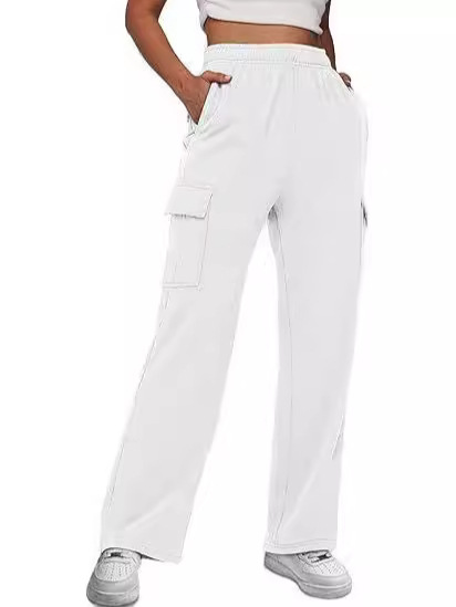 Womens Wide Leg Cargo Pant  |  Joggers & Sweatpants Clothing Joggers & Sweatpants