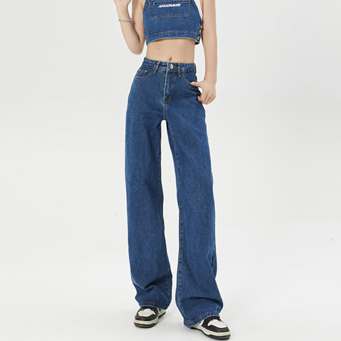 Womens Wide Leg Jean Heritage Blue  |  Jeans & Denim Clothing Jeans & Denim