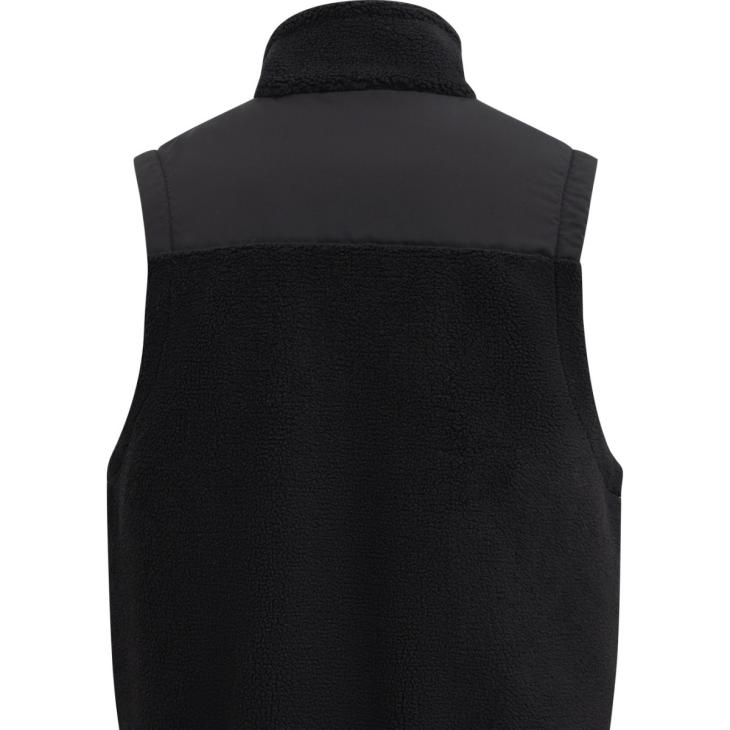 Mens Chest Pocket Fleece Vest  |  Coats & Jackets Clothing Black