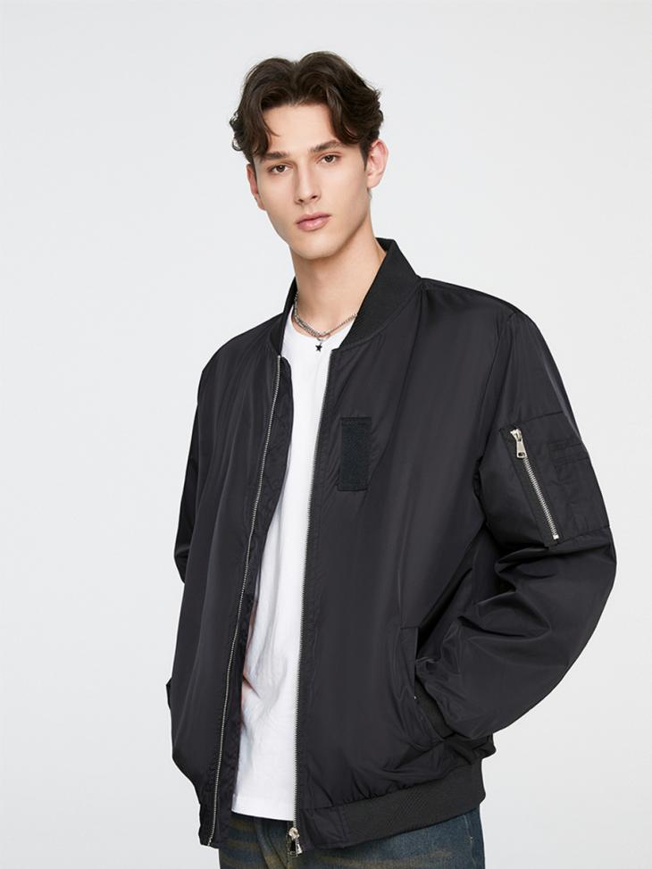 Mens Classic Bomber Jacket  |  Coats & Jackets Clothing Black