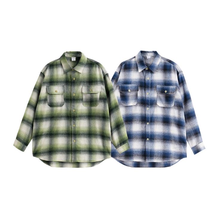 Womens Cropped Check Overshirt  |  Shirts Clothing Green