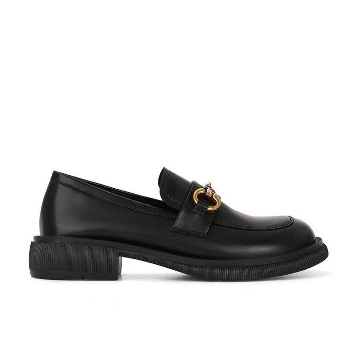 Womens Fringed Buckle Loafers  |  Flats Flats Flats